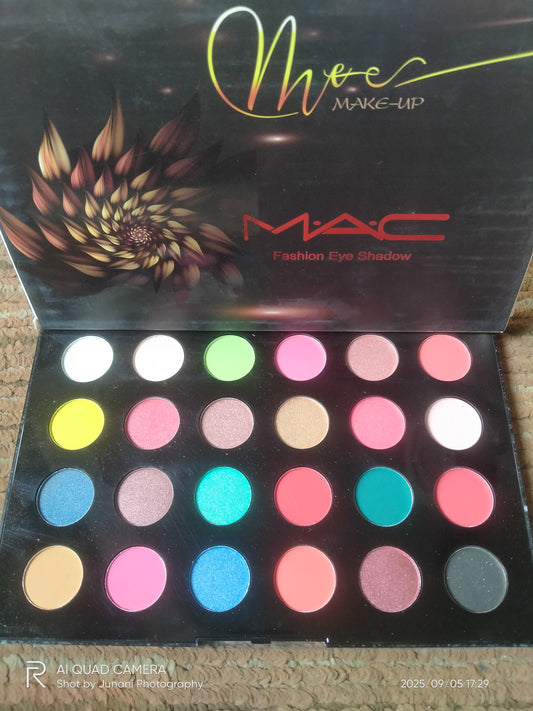 MAC FASHION EYESHADOW 12 MATTE +12 SHIMMER SHADES EYESHADOW PALLET