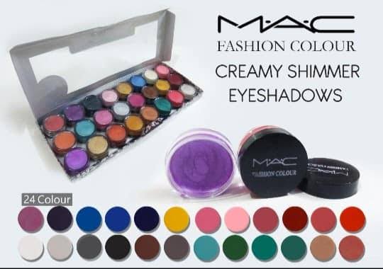 24 SHADES METALLIC CREAMY EYESHADOW PACK
