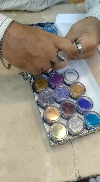 24 SHADES GILITER POWDER PACK HIGH QUALITY